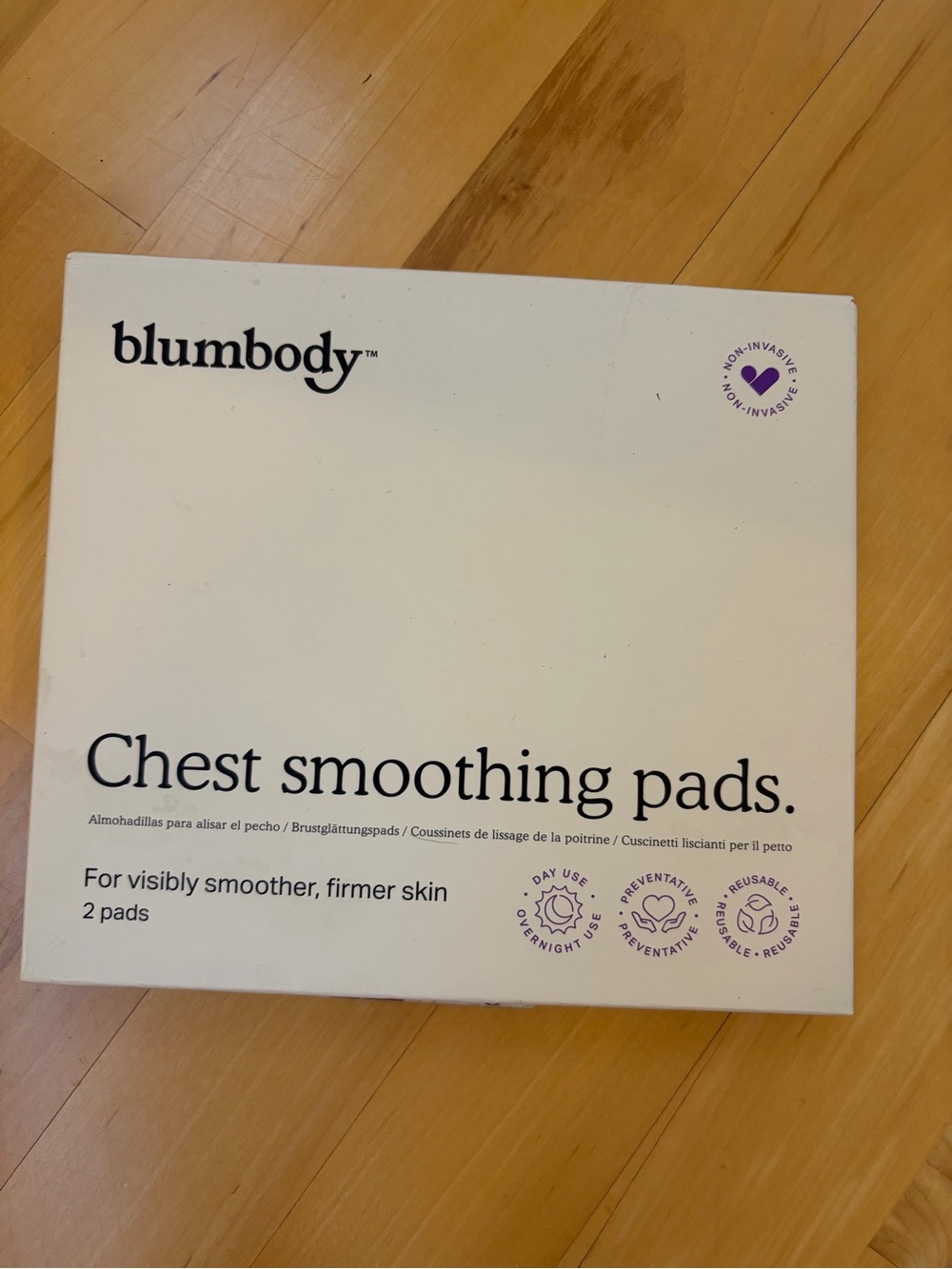 blumbody Chest Smoothing Pads — White